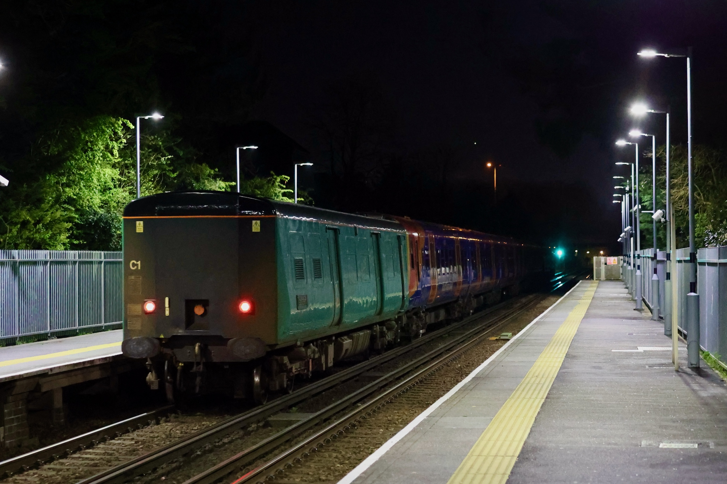 Arlington Fleet Services Class 508 barrier coach 64707 trailing