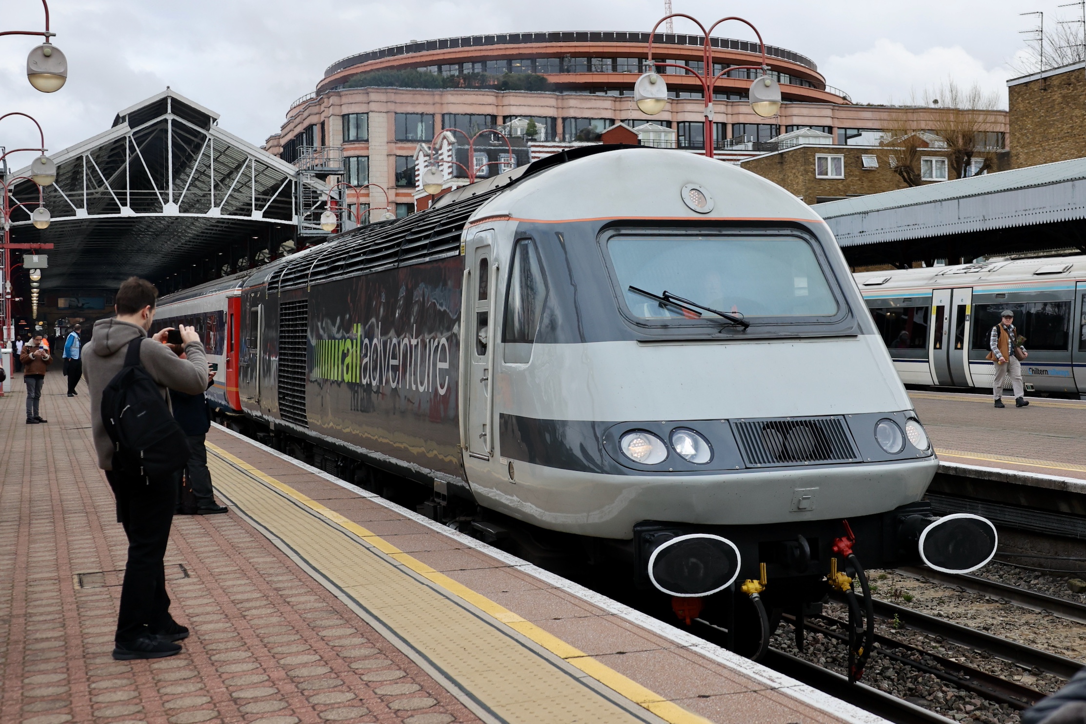 43468 leads the HST set out of Marylebone