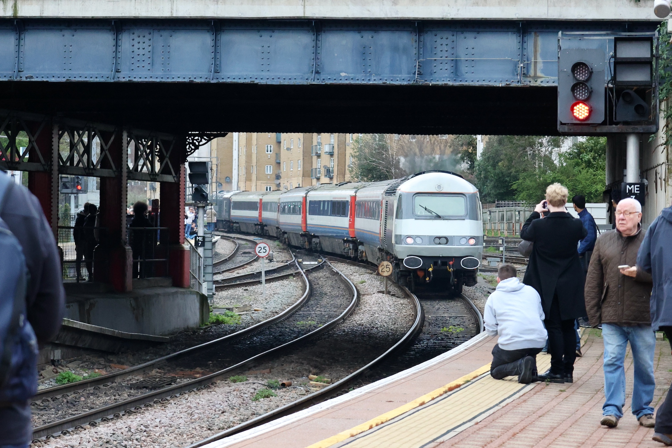 43480 on the rear as the set passes over the points to be on the right line